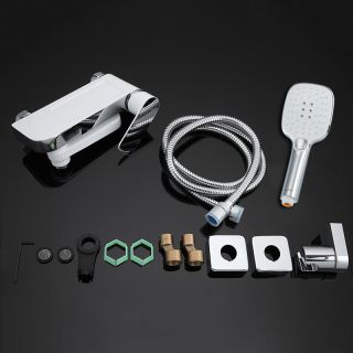 Смеситель для ванны Gappo G3248 белый/хром